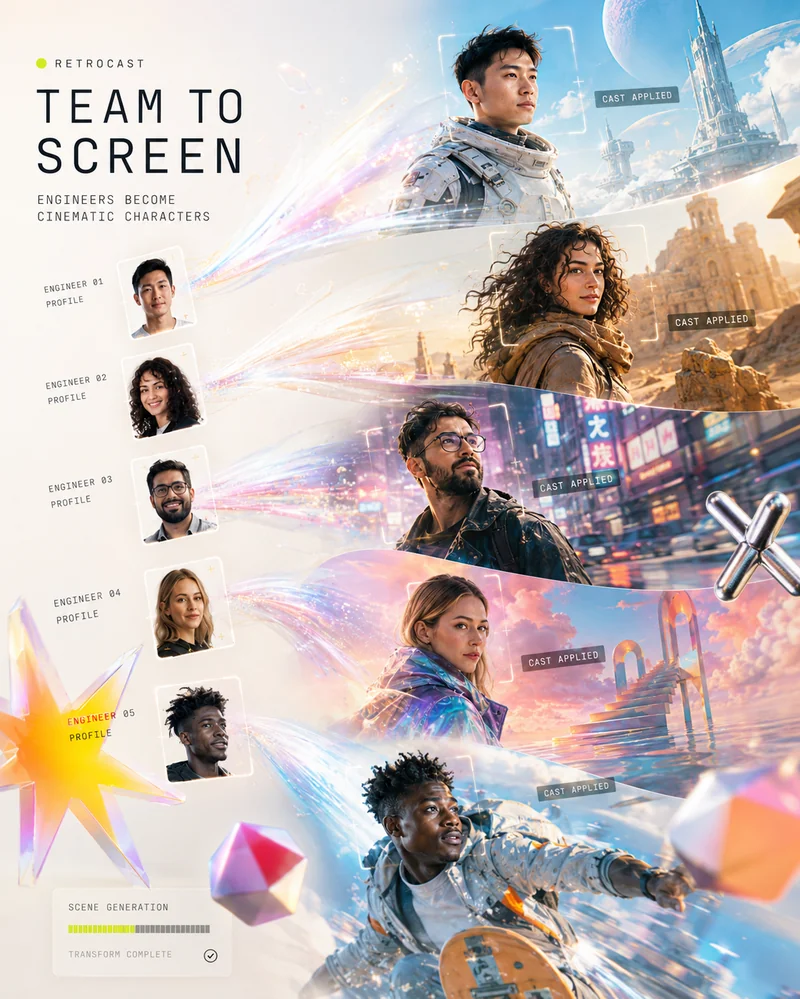 Engineers becoming cinematic characters
